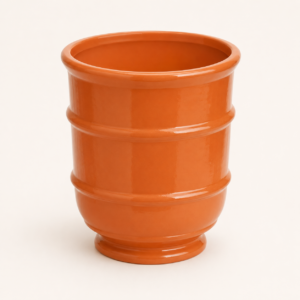 amber ringed frp planter
