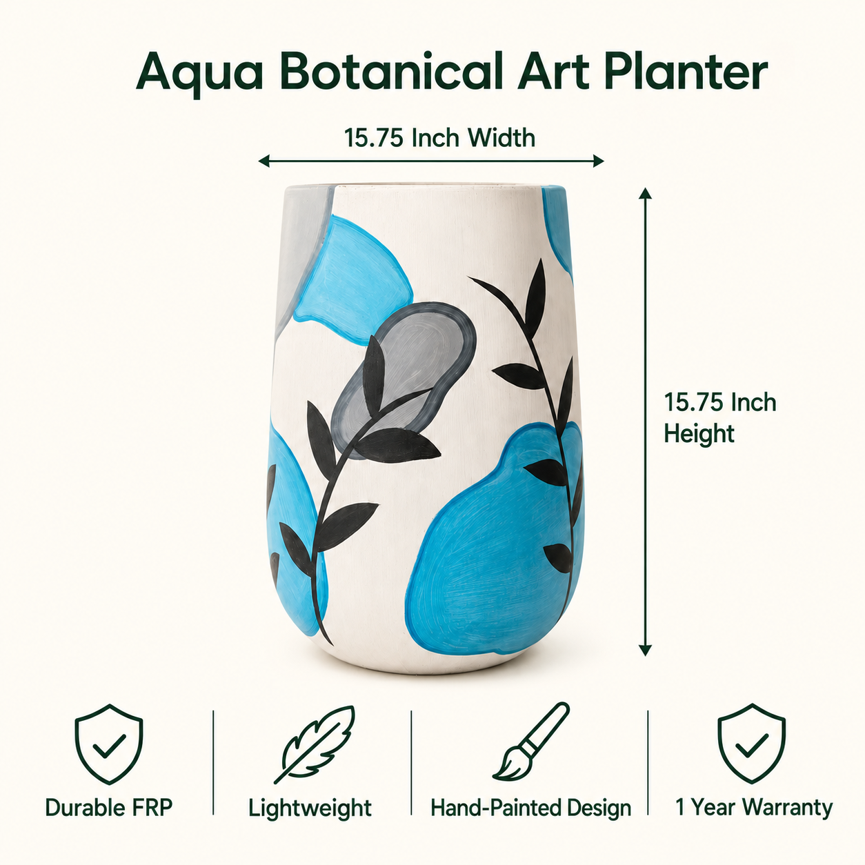 aqua botanical art planter 04 aqua botanical art planter 04