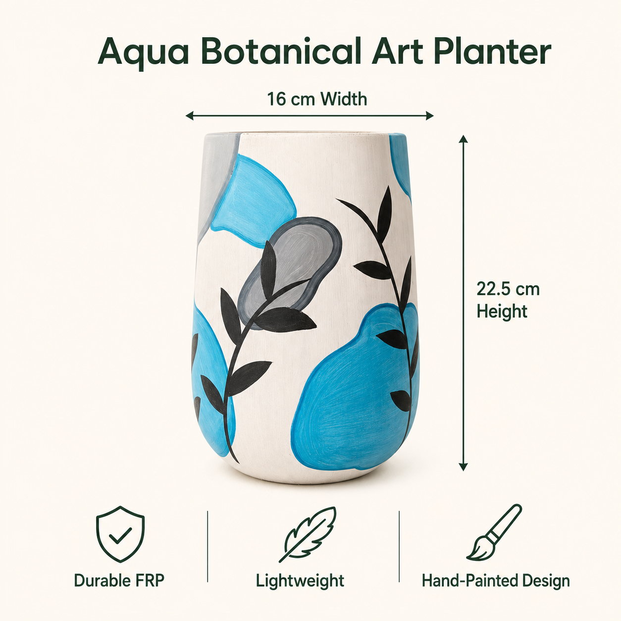 aqua botanical art planter 2 aqua botanical art planter 2