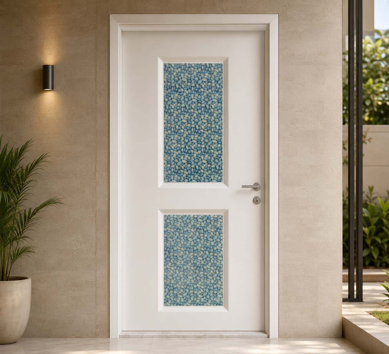 aqua pebble twin panel apc door aqua pebble twin panel apc door