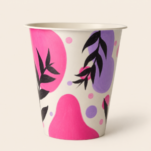 artistic floral taper planter