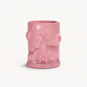 blush rock sculpted planter
