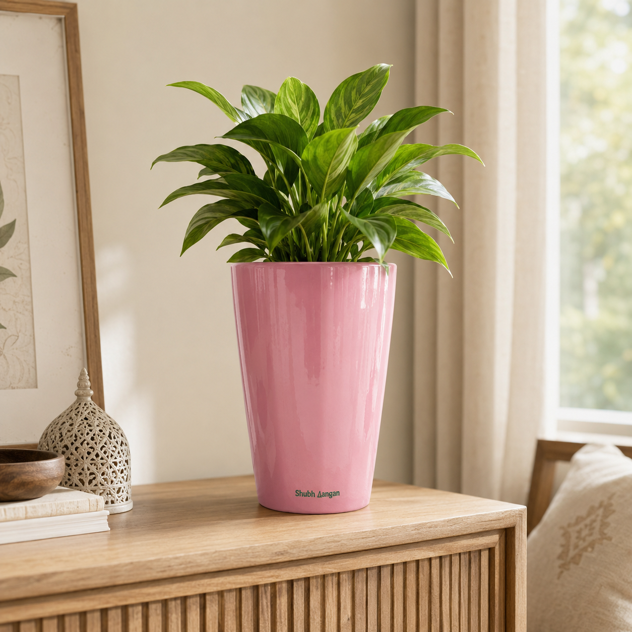 blush taper frp planter 2 blush taper frp planter 2