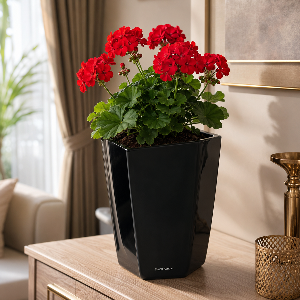 charcol marbel squre planter 3 charcol marbel squre planter 3