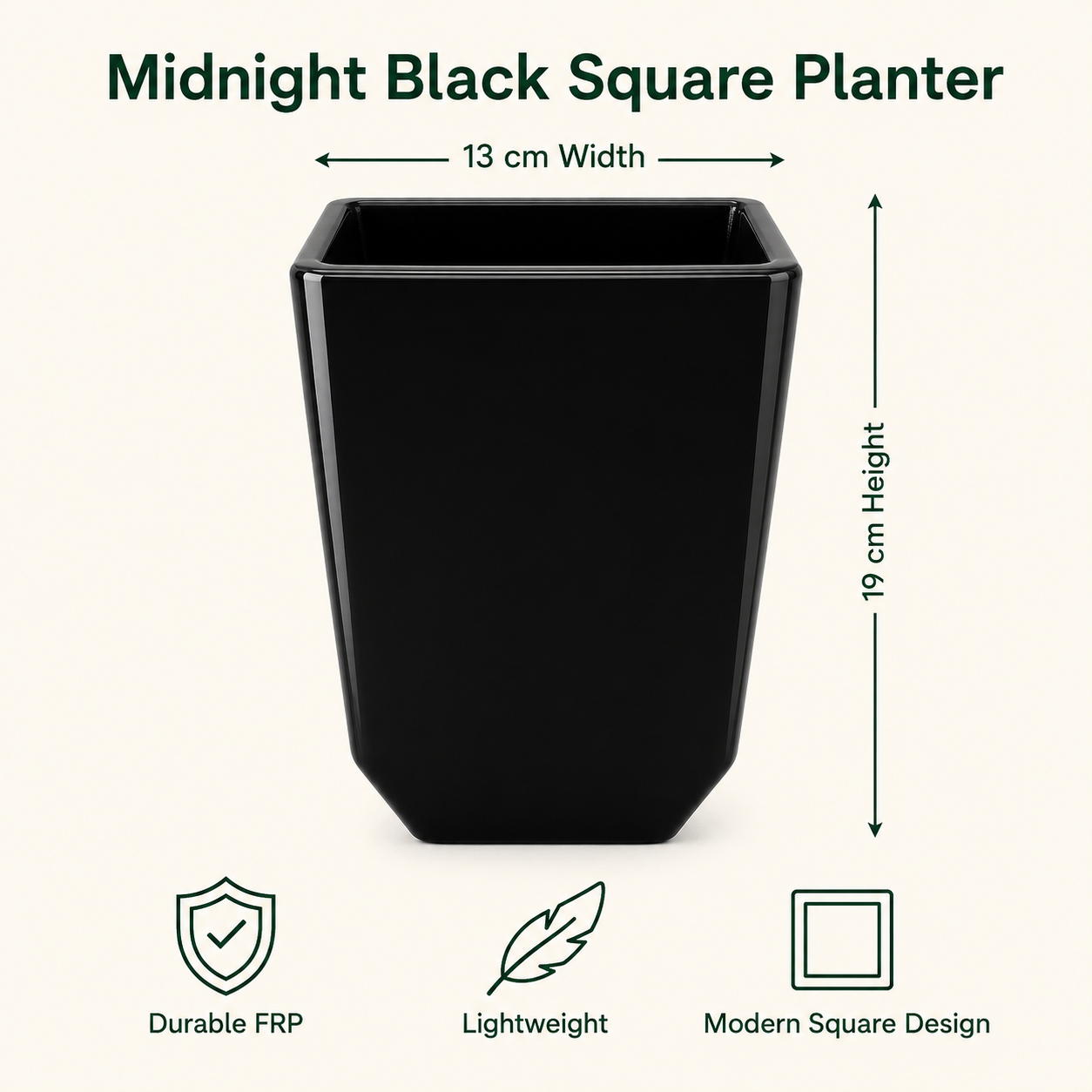 charcol marbel squre planter 4 charcol marbel squre planter 4