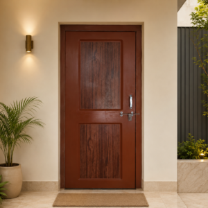 classic dual panel woodgrain apc door