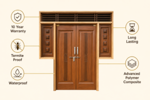classic twin line teak apc double door 3