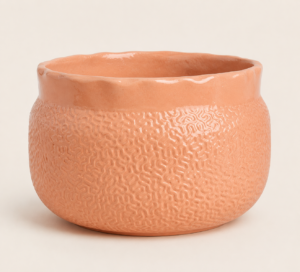 coral maze textured planter