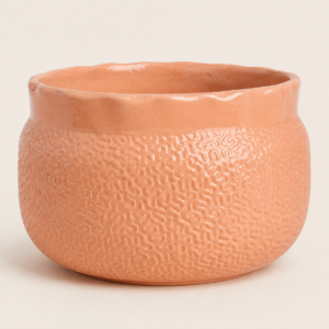 coral maze textured planter