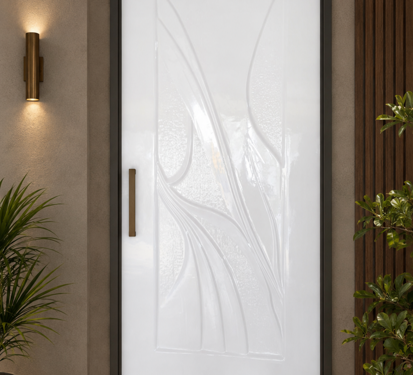 elegant flow white apc door elegant flow white apc door