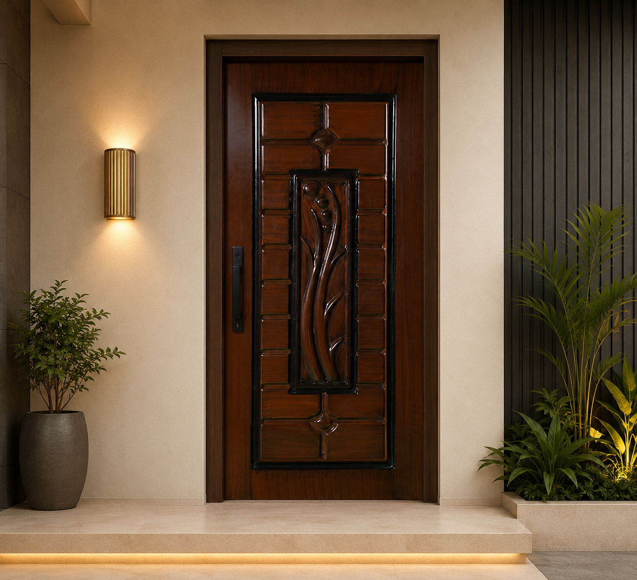 elegant leaf panel mahogany apc door elegant leaf panel mahogany apc door