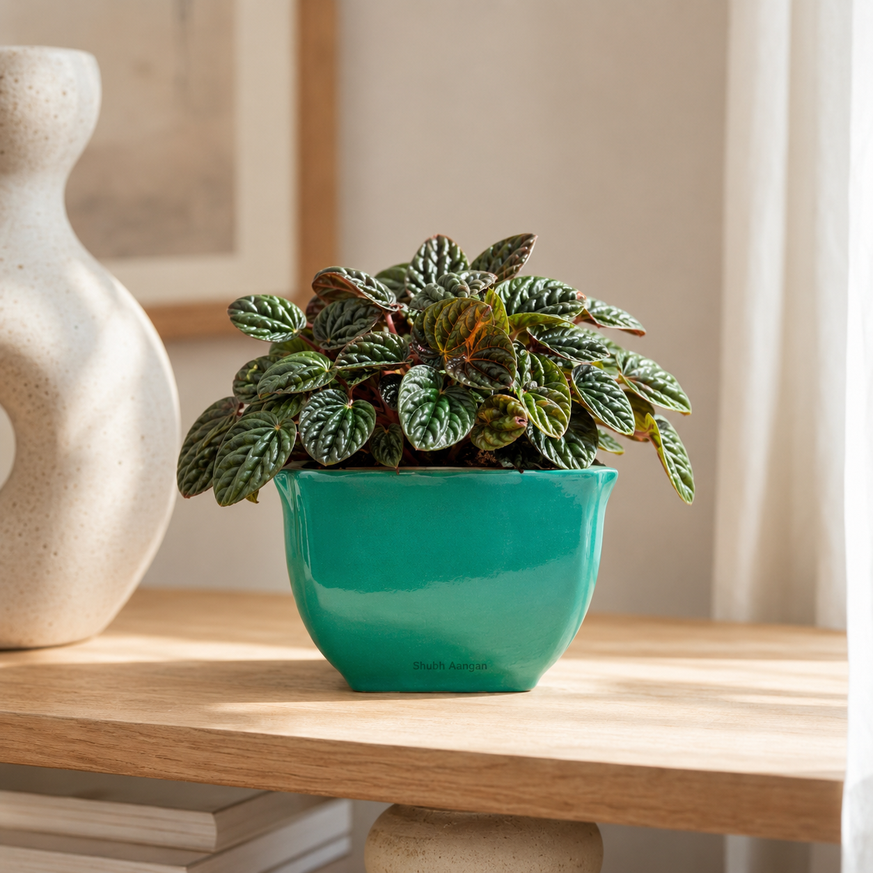 emerald curve square planter 4 emerald curve square planter 4