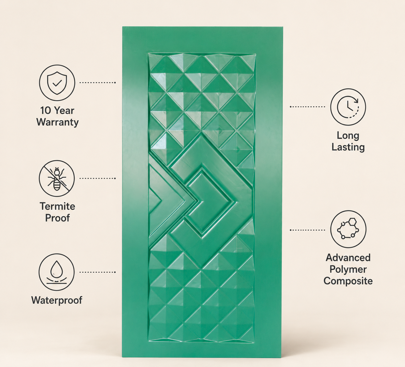 emerald geometric arrow apc door 3 emerald geometric arrow apc door 3