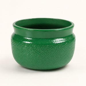 emerald grain textured frp planter