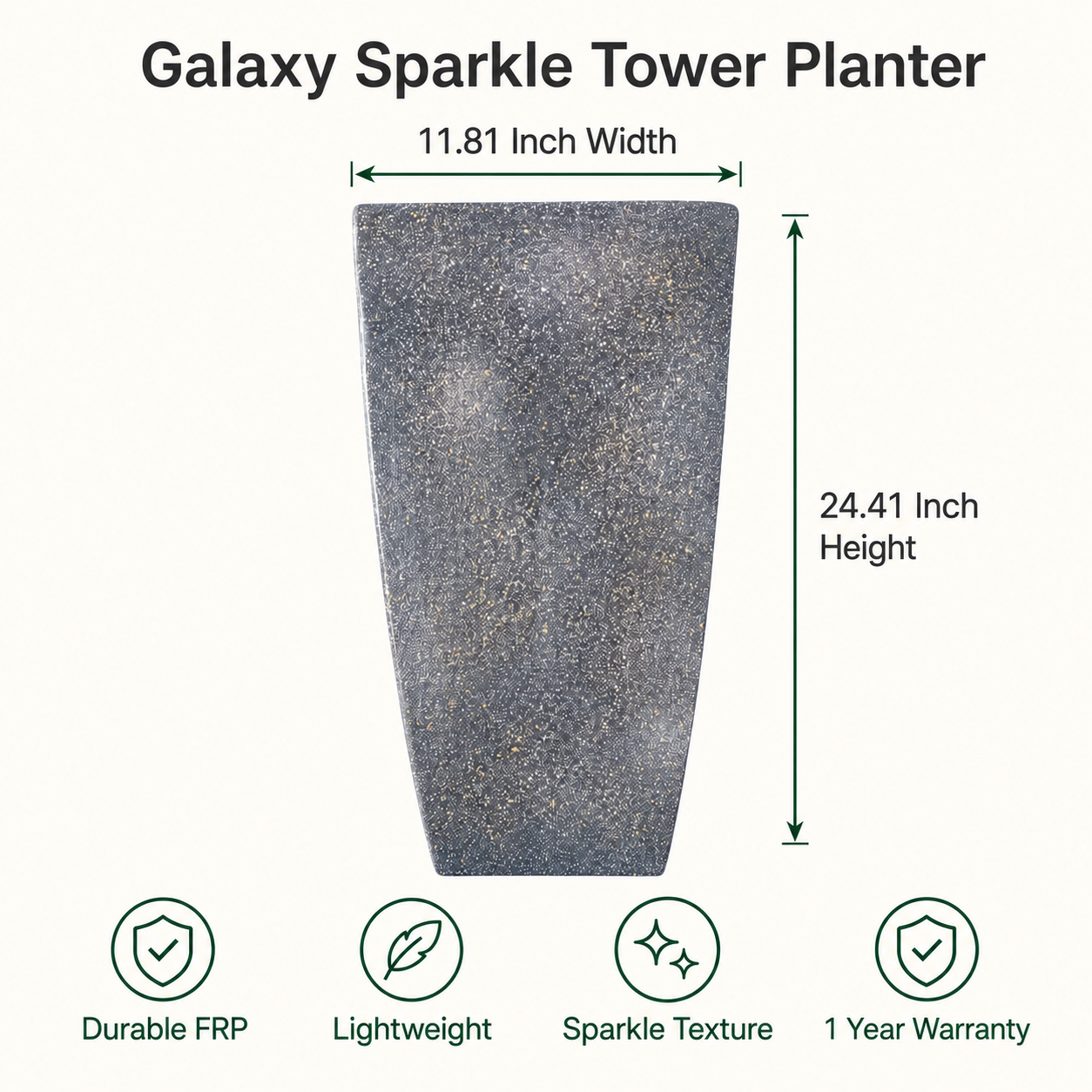 galaxy sparkle tower planter 04 galaxy sparkle tower planter 04