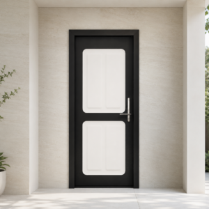 ivory duo panel black apc door