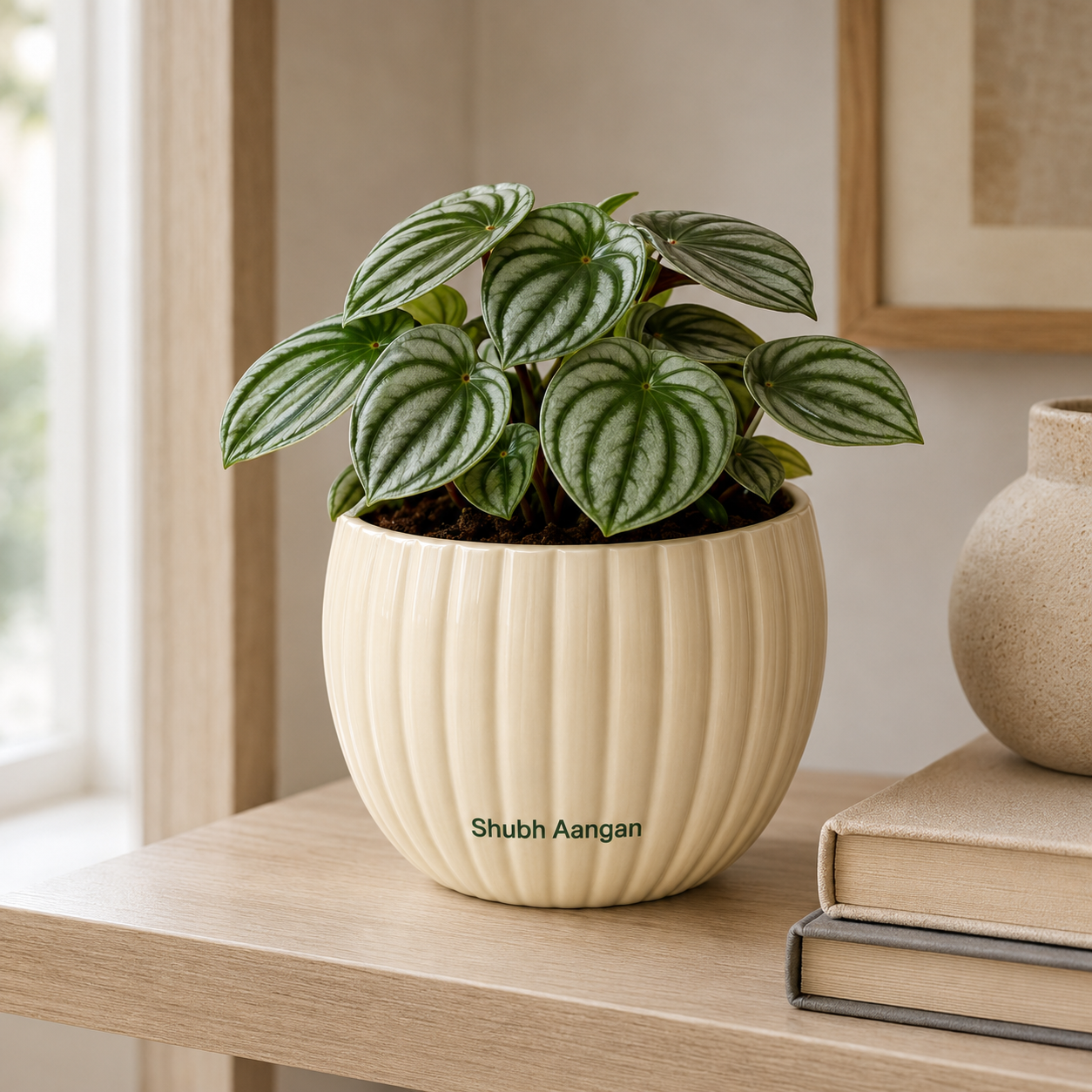 ivory fluted bowl planter 5 ivory fluted bowl planter 5
