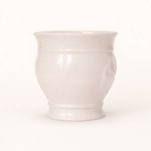 ivory pedestal classic planter