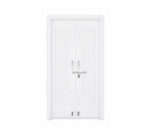 ivory twin line geometric apc double door