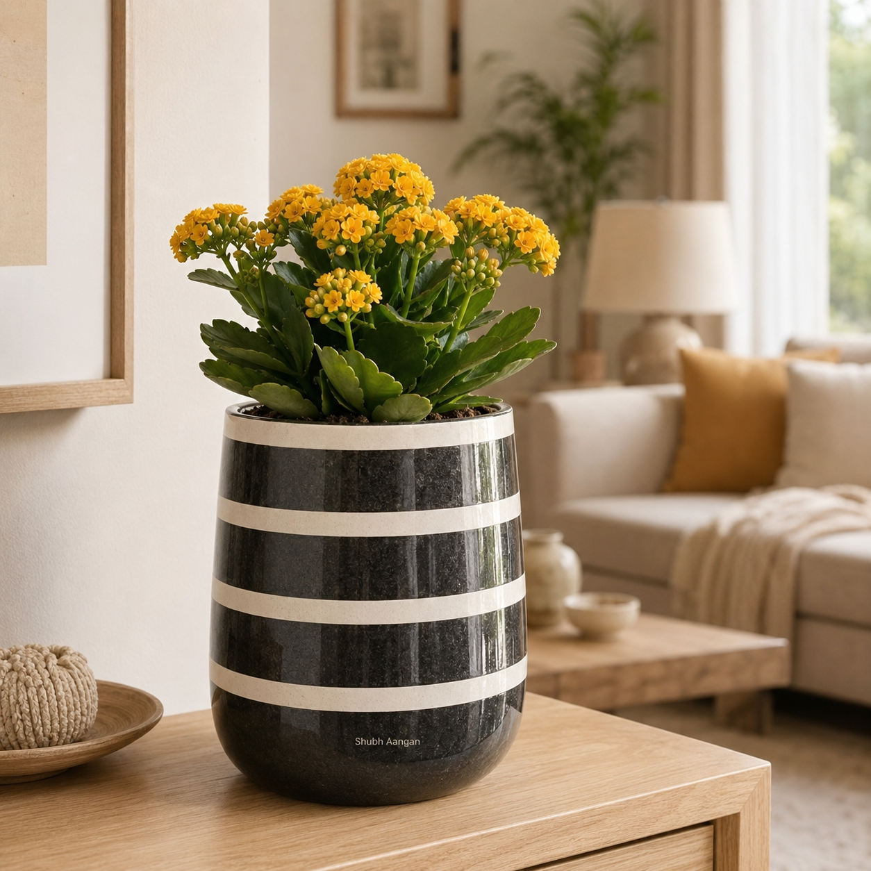 midnight stripe barrel planter 4 midnight stripe barrel planter 4