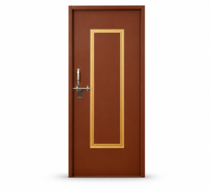 minimal gold line mahogany apc door 2