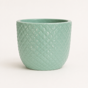 mint scale textured planter