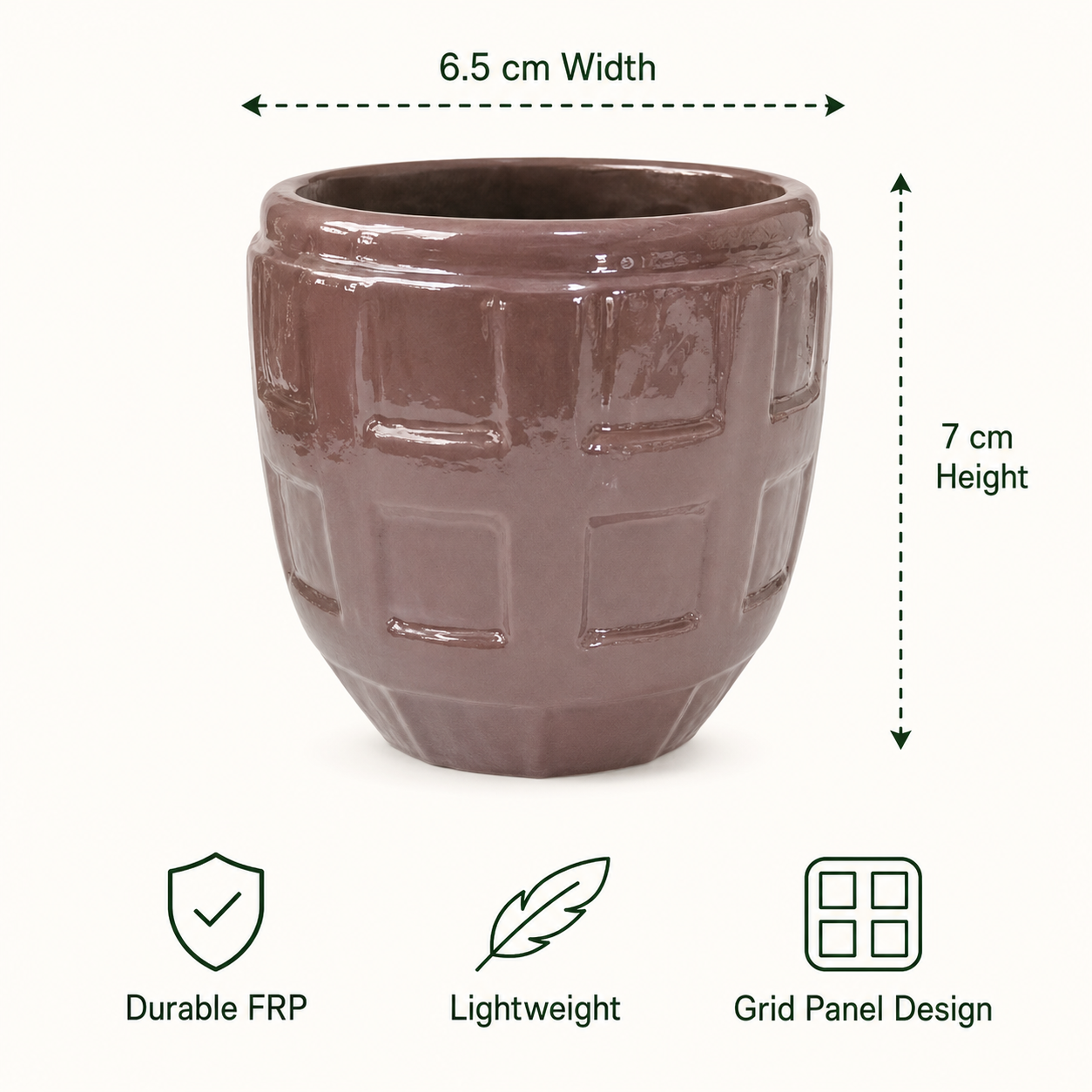 mocha grid barrel planter 3 mocha grid barrel planter 3