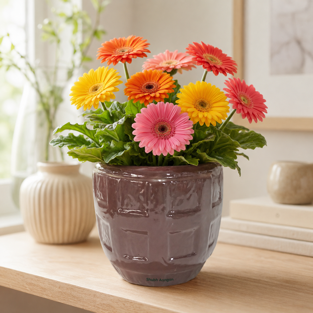 mocha grid barrel planter 4 mocha grid barrel planter 4