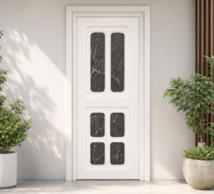 onyx marble ivory panel apc door