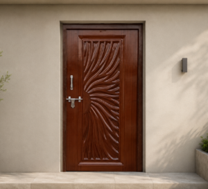 radiant wave mahogany apc door