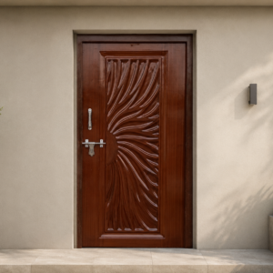 radiant wave mahogany apc door