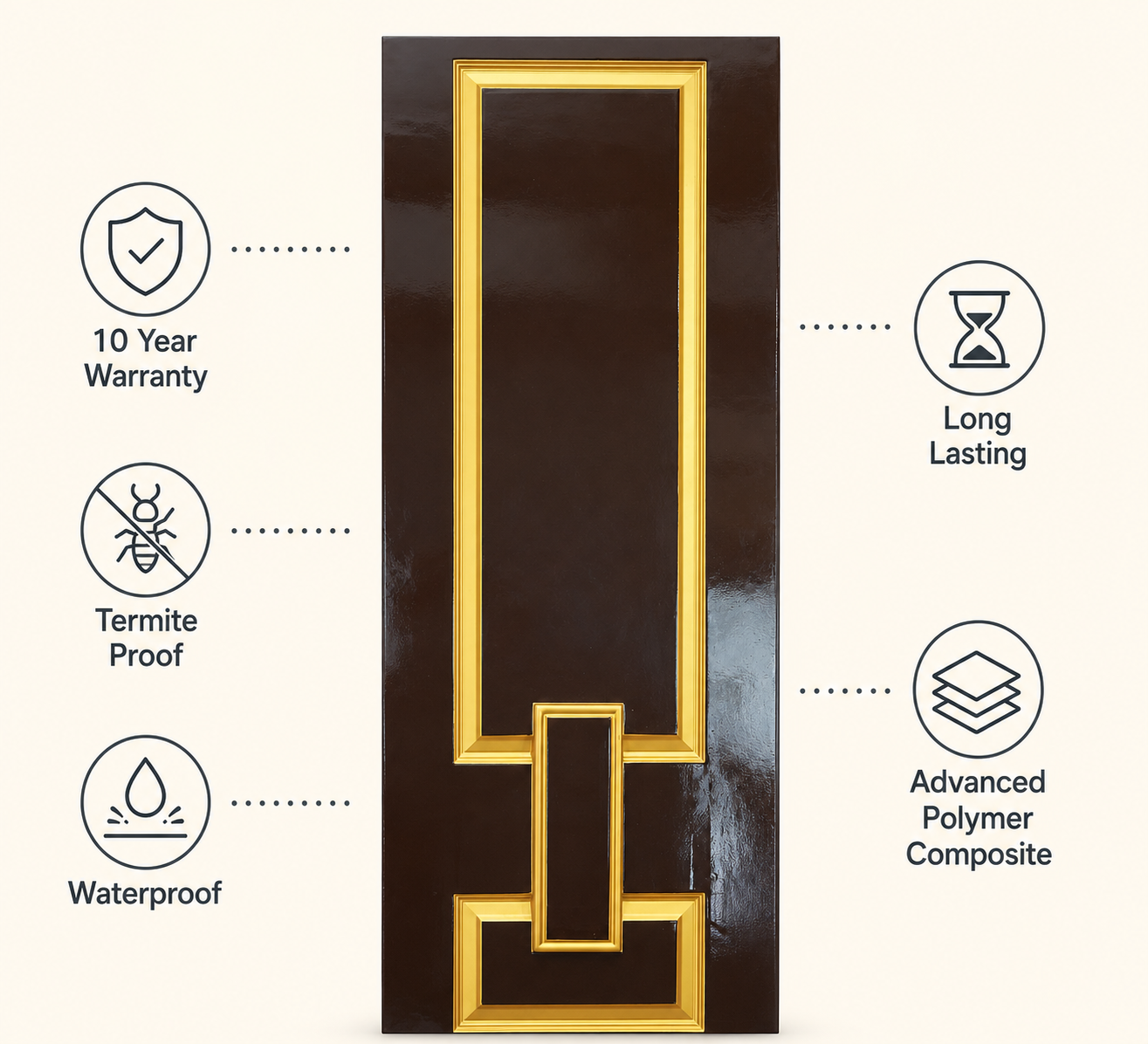 royal frame brown & gold apc door 3 royal frame brown & gold apc door 3