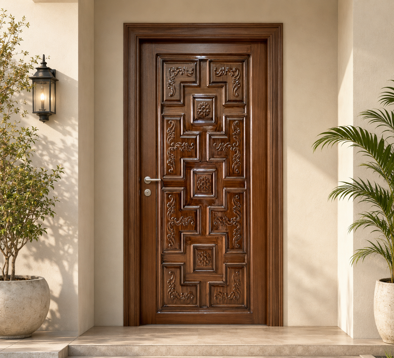royal maze floral walnut apc door royal maze floral walnut apc door