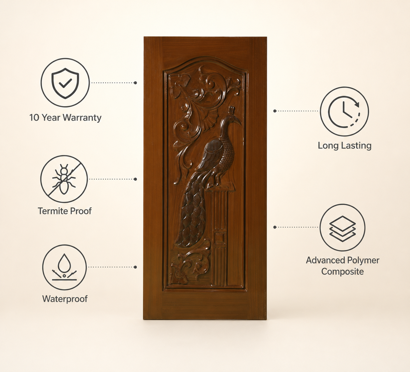royal peacock carved mahogany apc door 3 royal peacock carved mahogany apc door 3