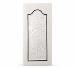 royal rose floral white apc door 2