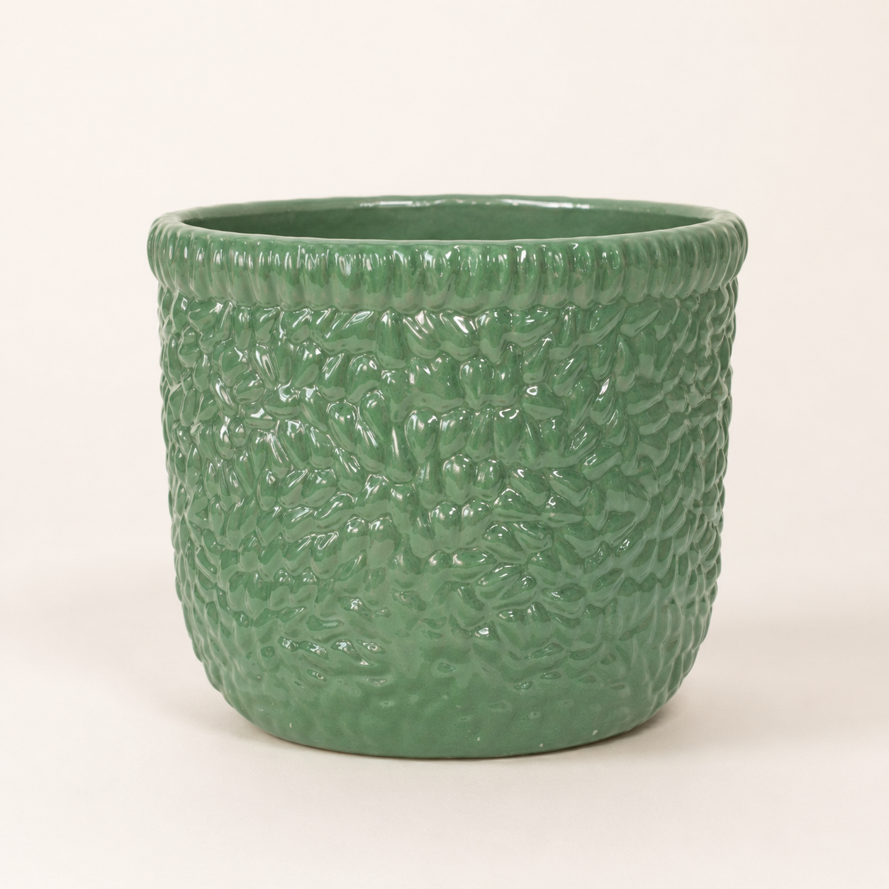 sage lace textured frp planter sage lace textured frp planter