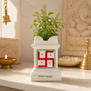 shubh kalash tulsi frp planter 4
