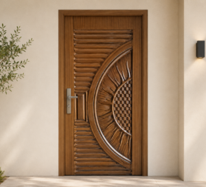 sunrise arc teak apc door