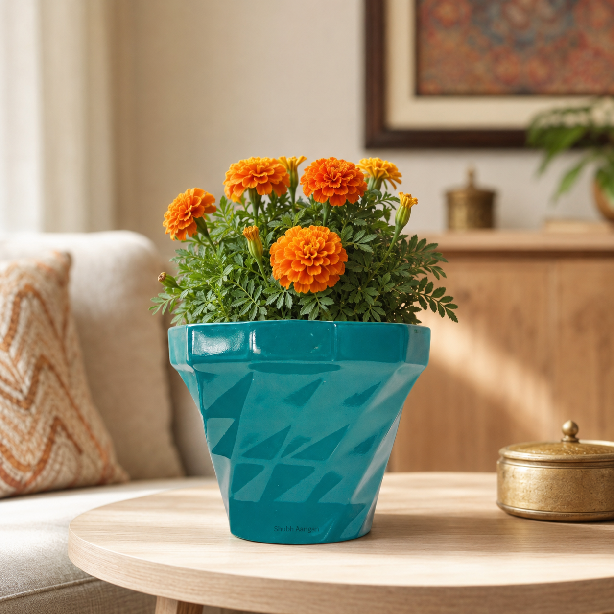 teal diamond planter 2 teal diamond planter 2