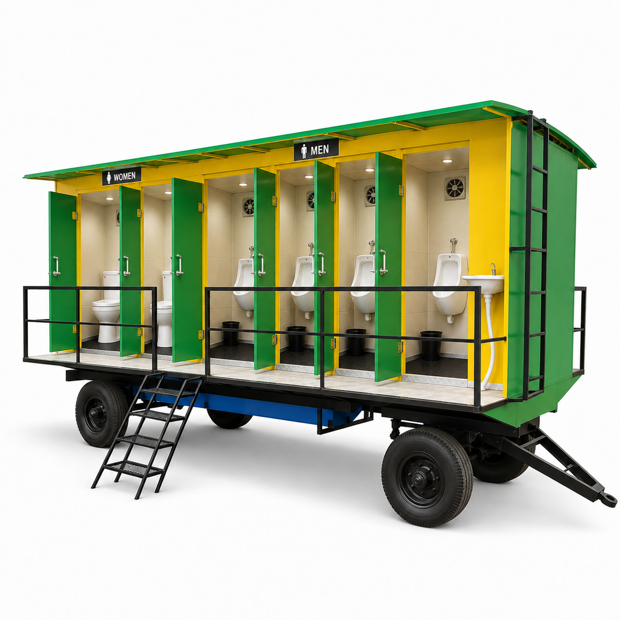 greenfield multi station frp toilet trailer open greenfield multi station frp toilet trailer open