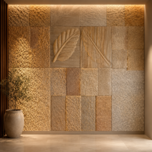 heritage leaf patchwork mosaic