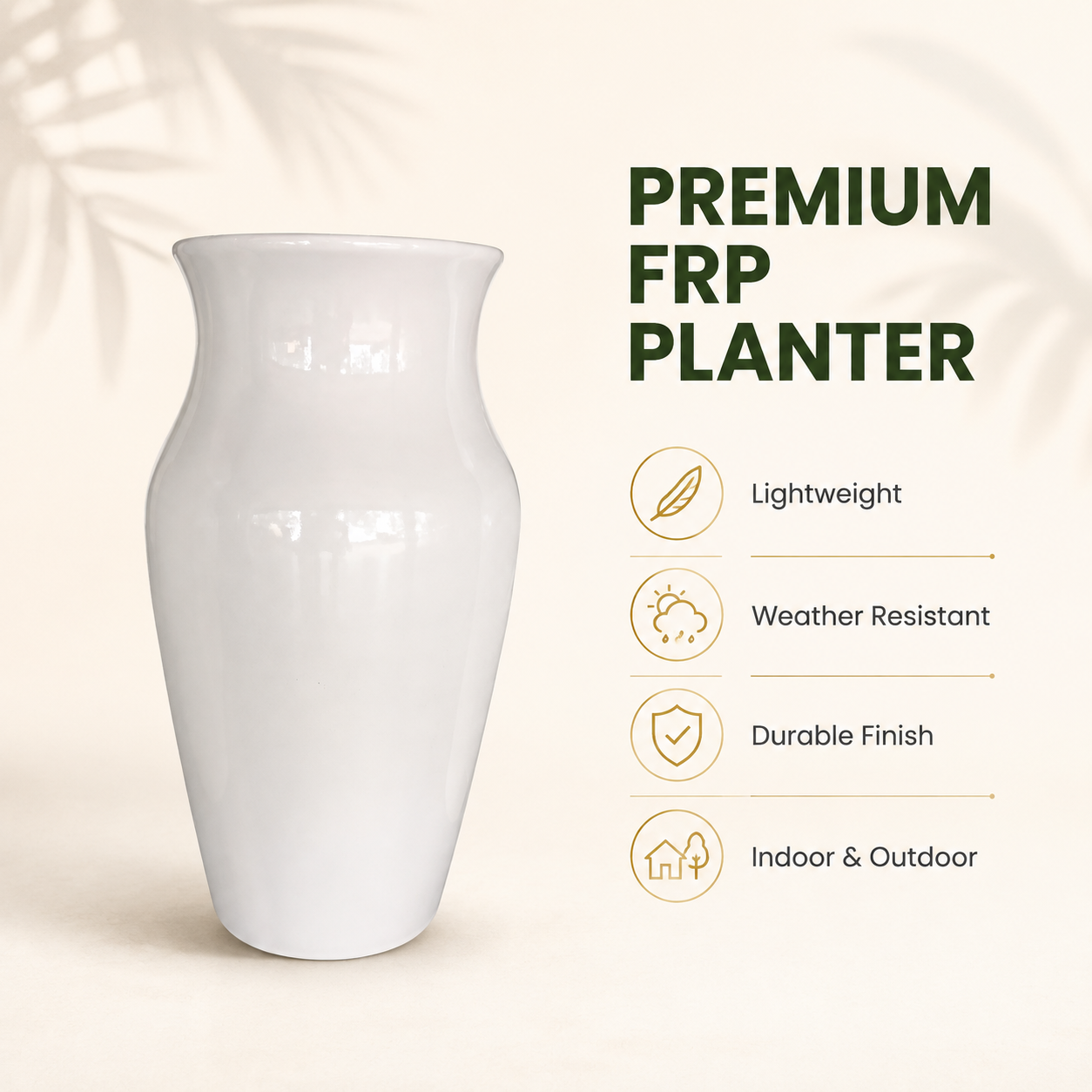 ivory elegance curved frp planter details ivory elegance curved frp planter details