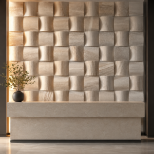 ivory wave 3d mosaic