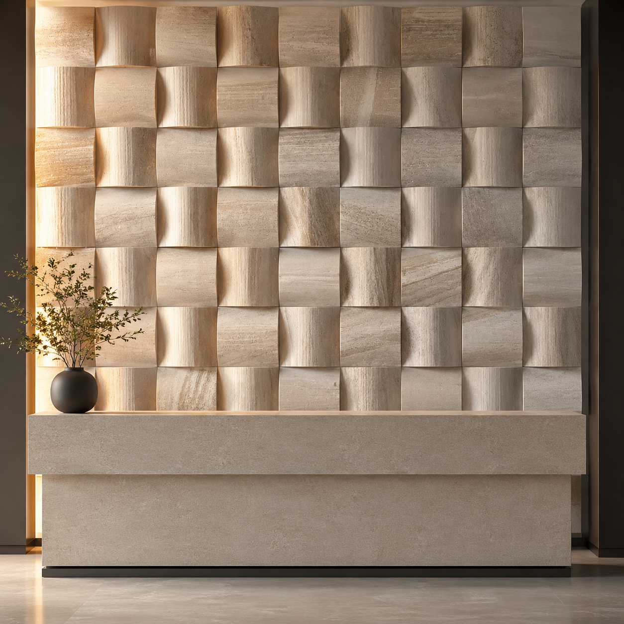 ivory wave 3d mosaic ivory wave 3d mosaic