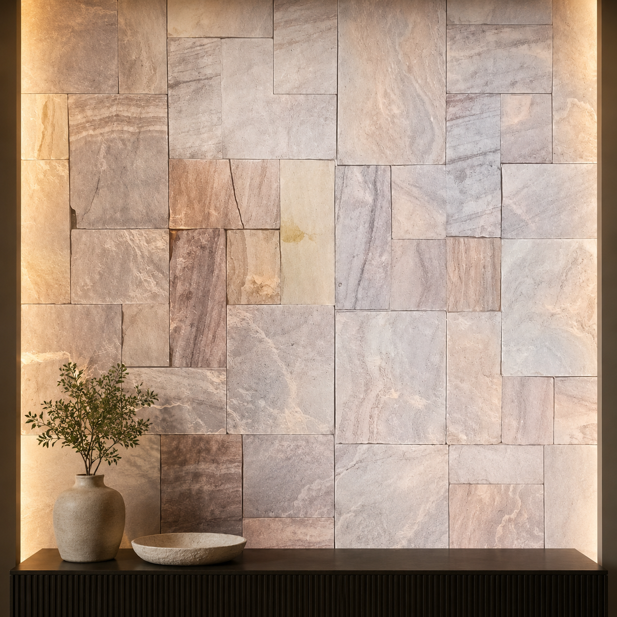 rose quartz patchwork mosaic rose quartz patchwork mosaic
