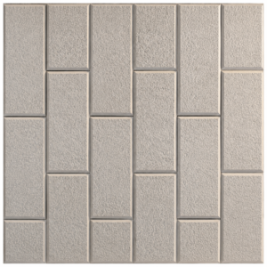 ash grey tall block mosaic