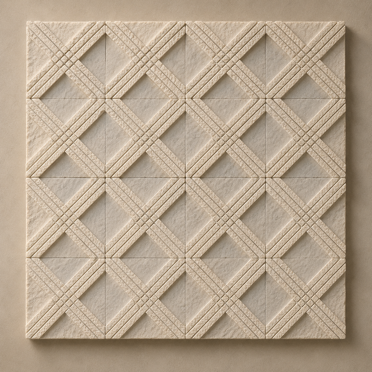 ivory diamond lattice 3d mosaic ivory diamond lattice 3d mosaic