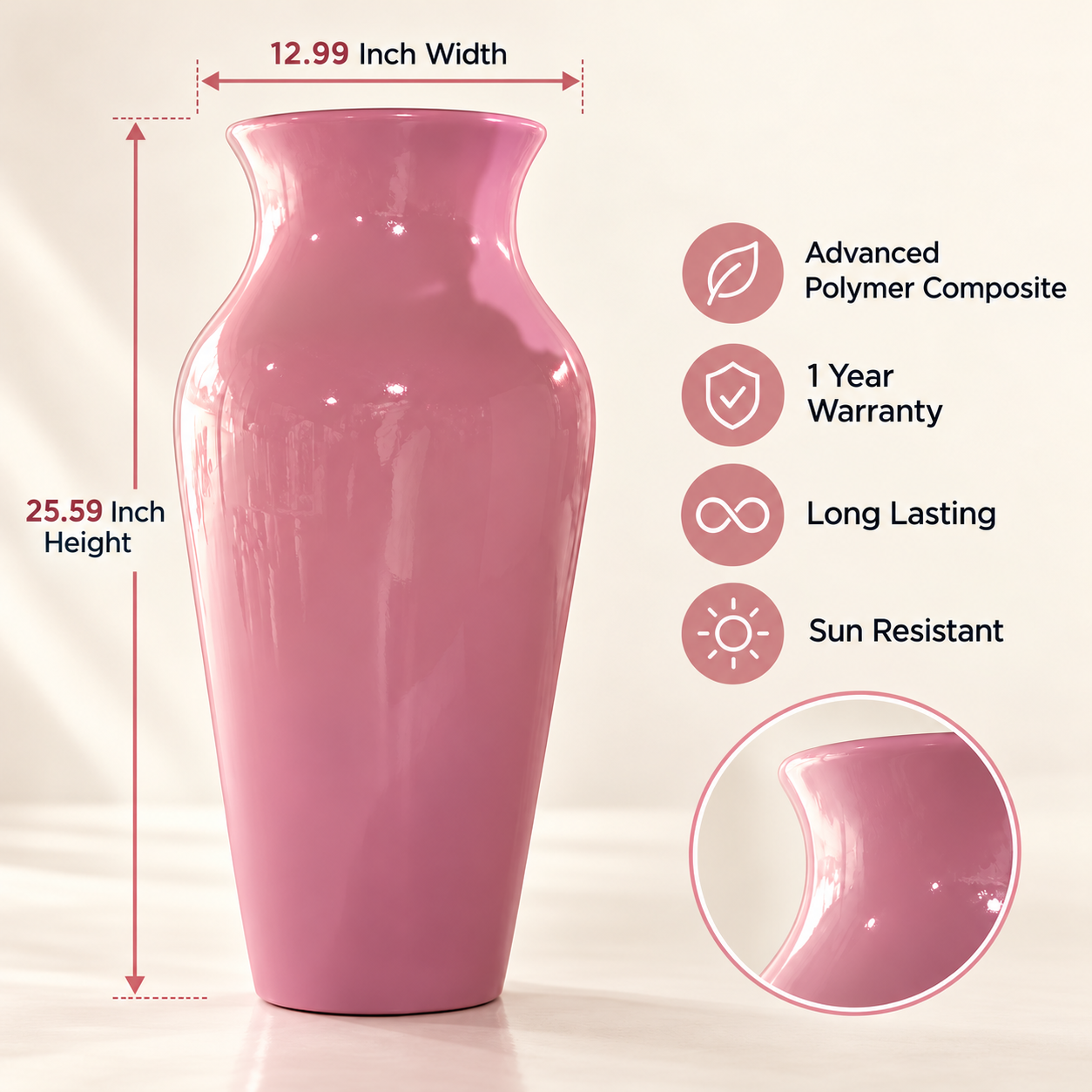 blush elegance tall vase 04 details 05 blush elegance tall vase 04 details 05