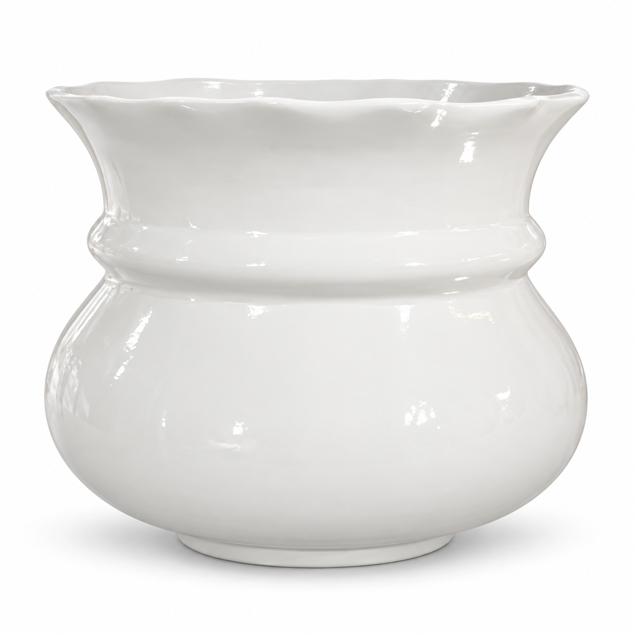 ivory crown bowl planter 01 single ivory crown bowl planter 01 single