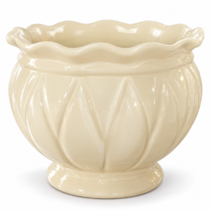 Home ivory lotus pedestal planter 01 single
